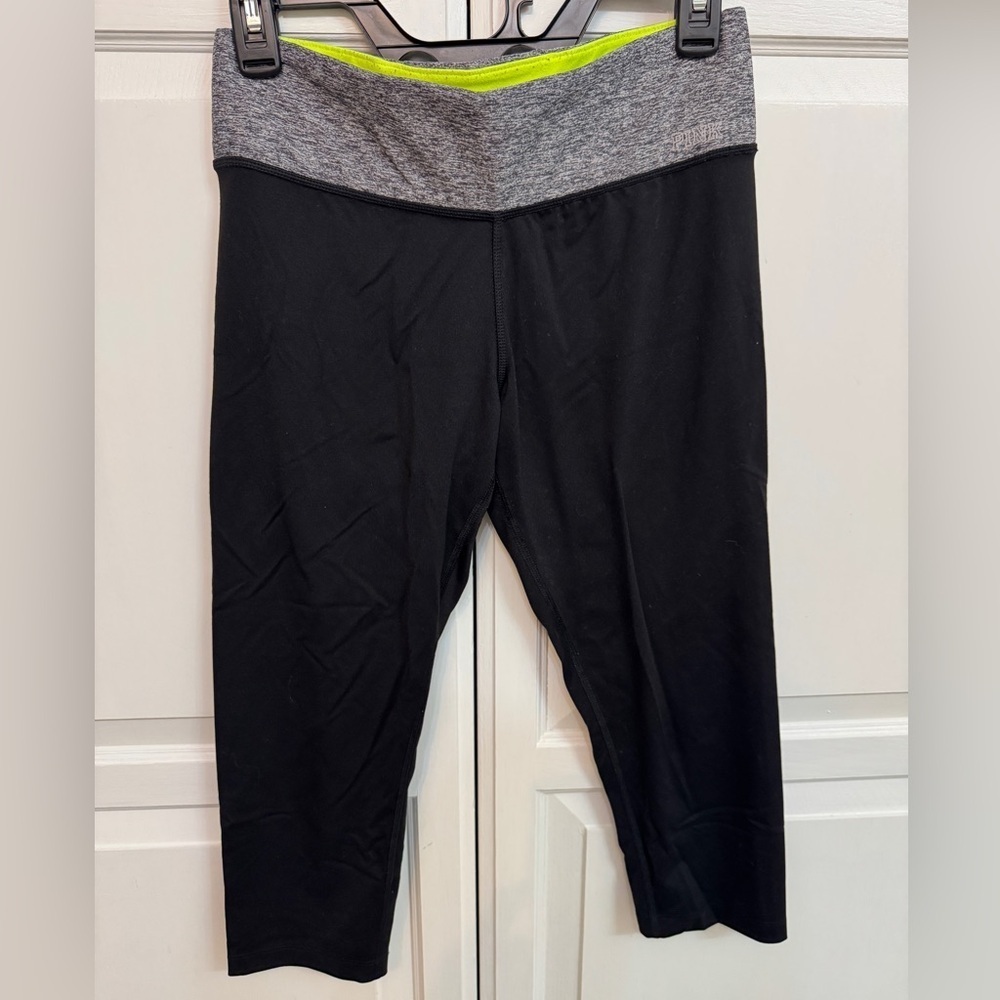 Victoria's Secret Pink Leggings Preppy Comfortable Cropped Style Size S